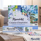 Paint By Numbers - Coastal Town In Spring