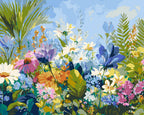 Peinture Par Numéros - Champ De Fleurs Colorées