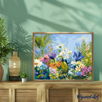 Peinture Par Numéros - Champ De Fleurs Colorées