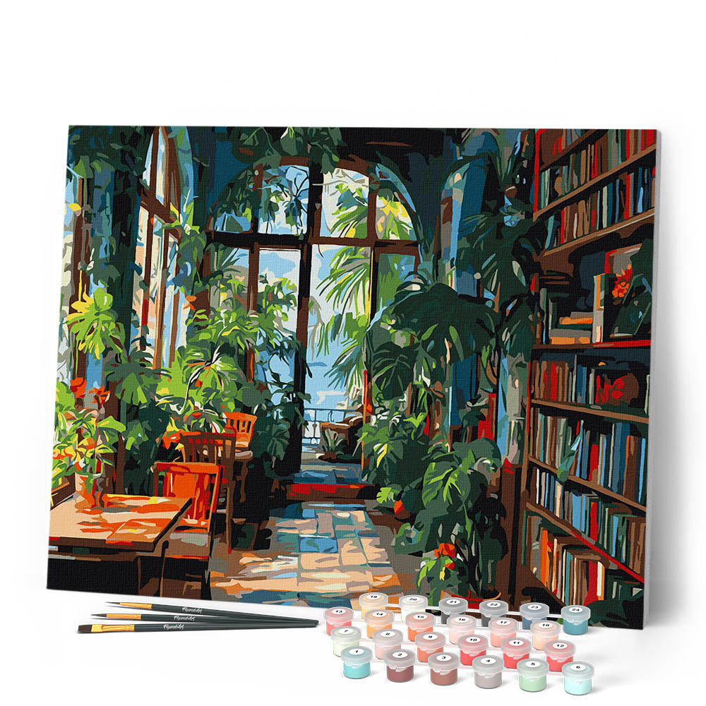 Peinture Par Numéros - Bibliothèque De La Serre