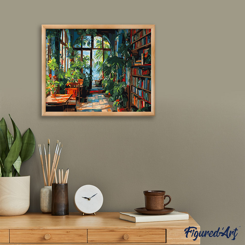 Peinture Par Numéros - Bibliothèque De La Serre