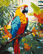Paint By Numbers - Tropical Macaw