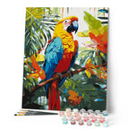 Paint By Numbers - Tropical Macaw