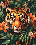 Peinture Par Numéros - Tigre Tropical