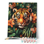 Peinture Par Numéros - Tigre Tropical