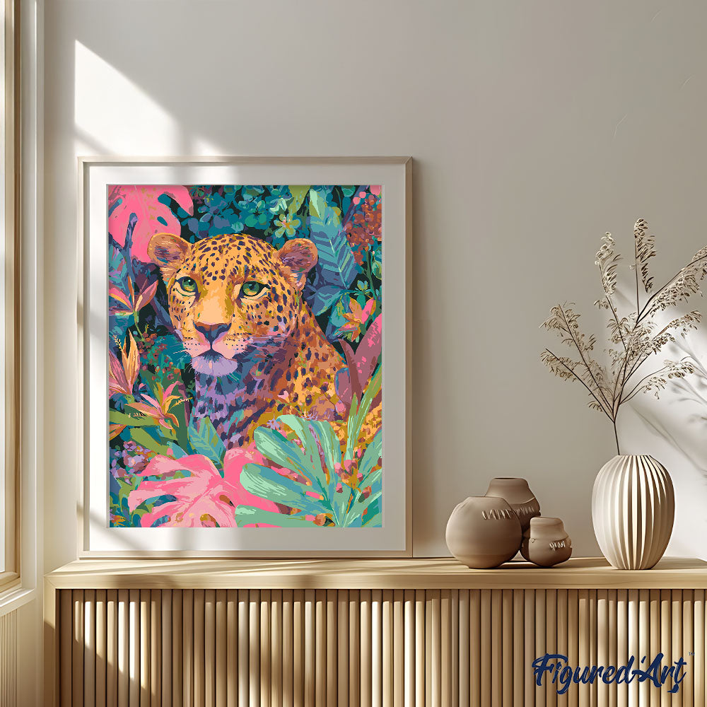 Paint By Numbers - Tropical Leopard