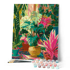 Paint By Numbers - Indoor Tropical Garden