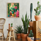Paint By Numbers - Indoor Tropical Garden