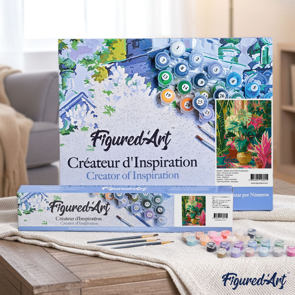 Paint By Numbers - Indoor Tropical Garden