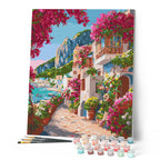 Peinture Par Numéros - Allée Fleurie De Capri