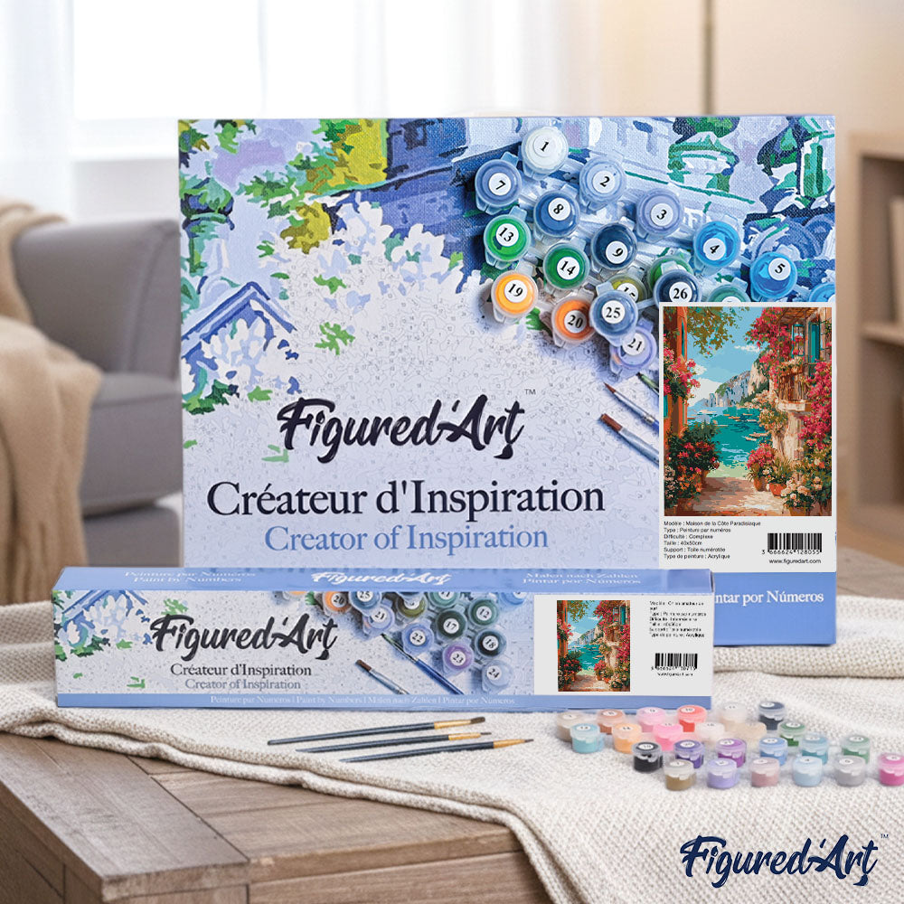Peinture Par Numéros - Vue Sur La Riviera Italienne