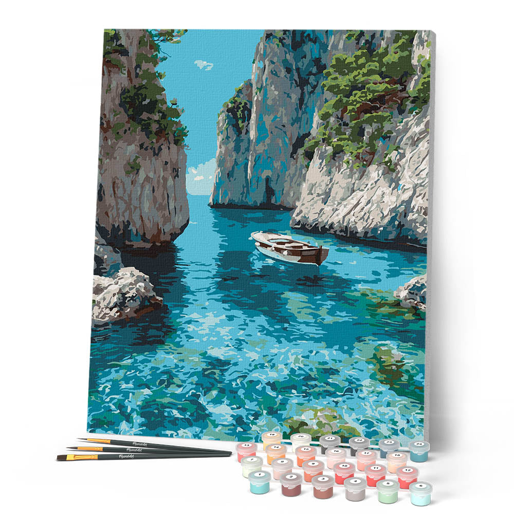 Peinture Par Numéros - Crique Bleue Paisible