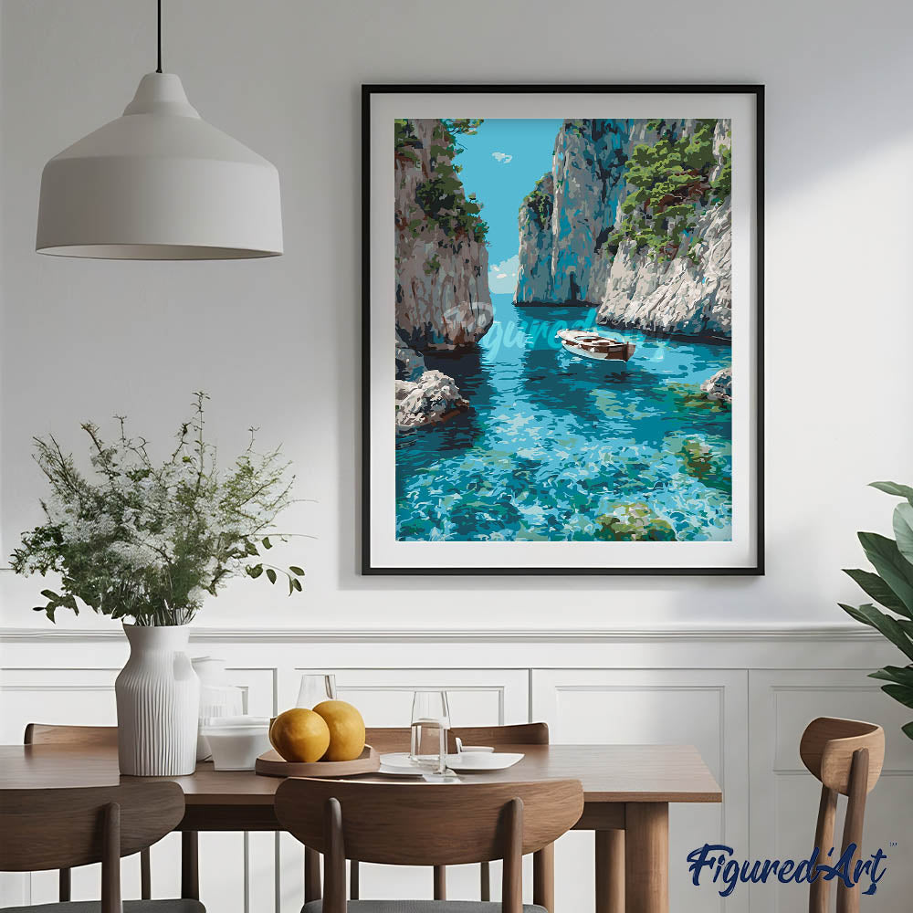 Peinture Par Numéros - Crique Bleue Paisible