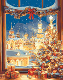 Peinture par numéros Figured'Art Lumière de la Veillée de Noël