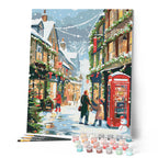 Peinture Par Numéros - Rue De Noël Britannique