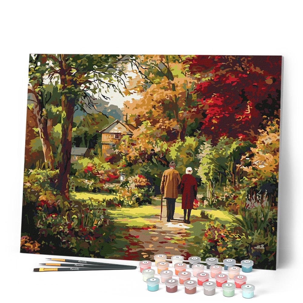 Peinture Par Numéros - Amour Éternel En Automne