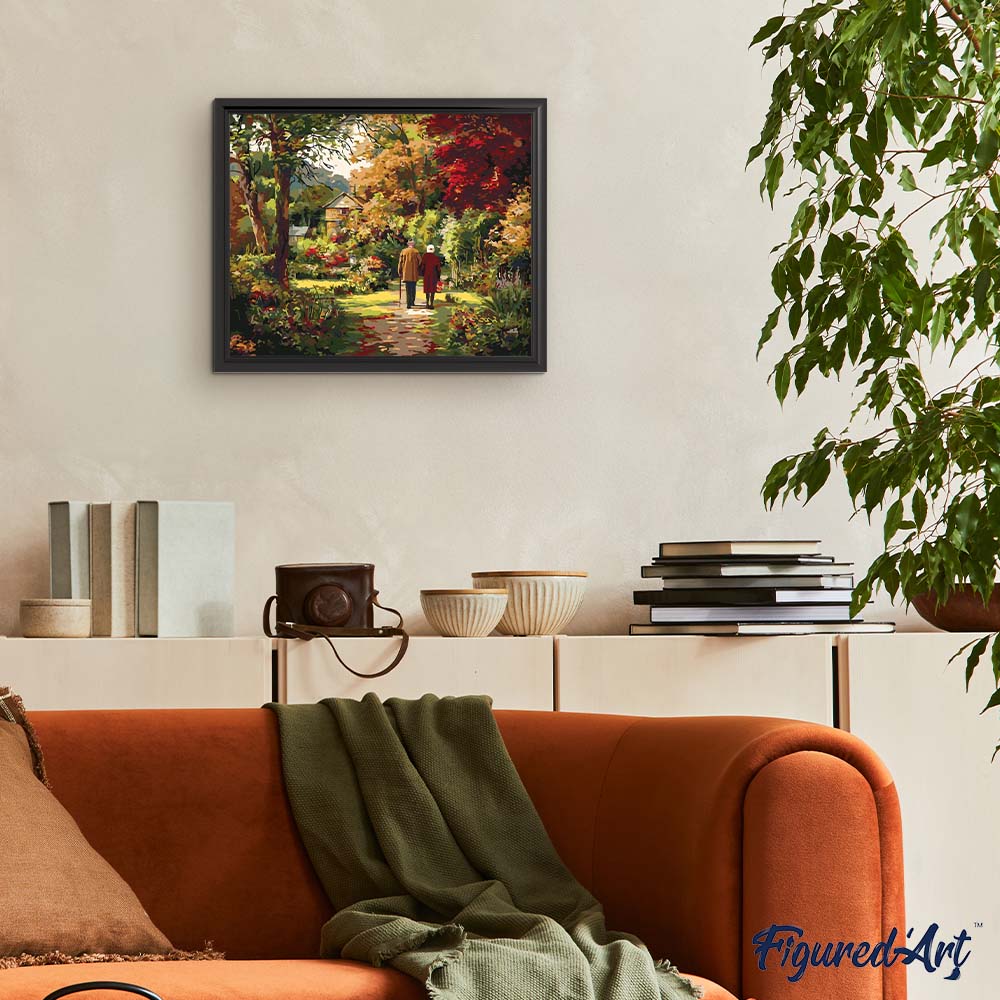 Peinture Par Numéros - Amour Éternel En Automne