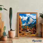 Pintura por números - Otoño en los Dolomitas