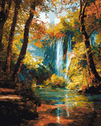 Peinture Par Numéros - Cascade D'Automne