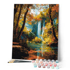 Peinture Par Numéros - Cascade D'Automne