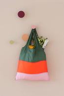 Sacs Cabas - Ivo - Vert, Orange Et Rose