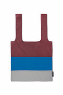 Tote Bags - Ava - Bordeaux, Blue And Grey