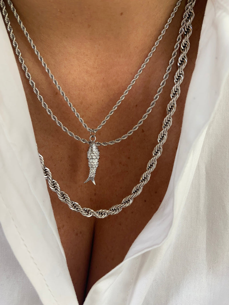 Little Fish Necklace - Gold Or Silver