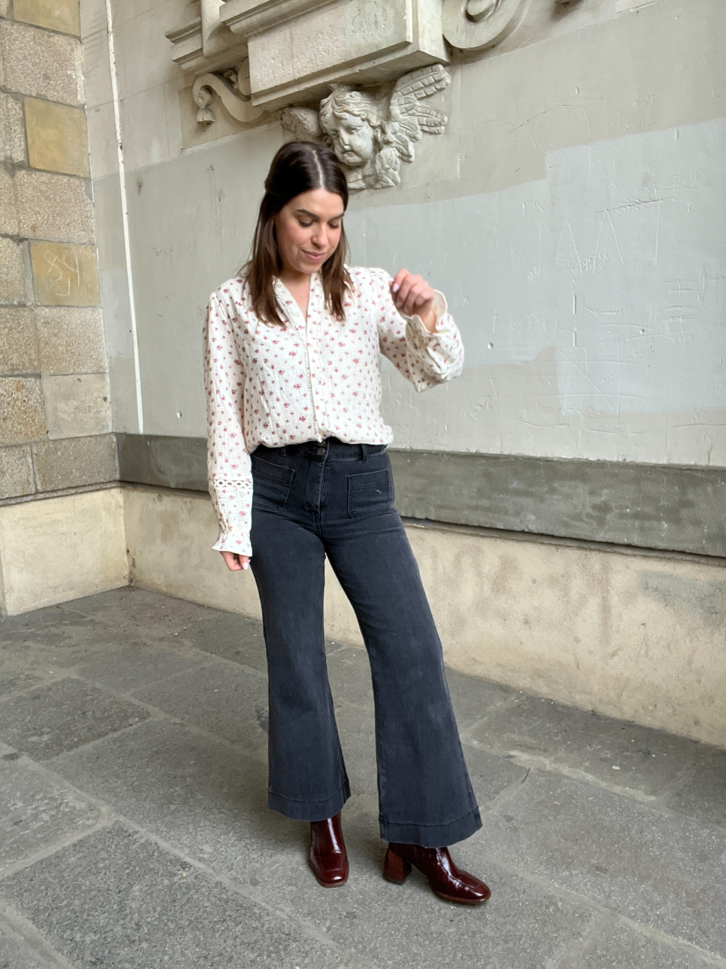 Blouse fleurie Eugenie