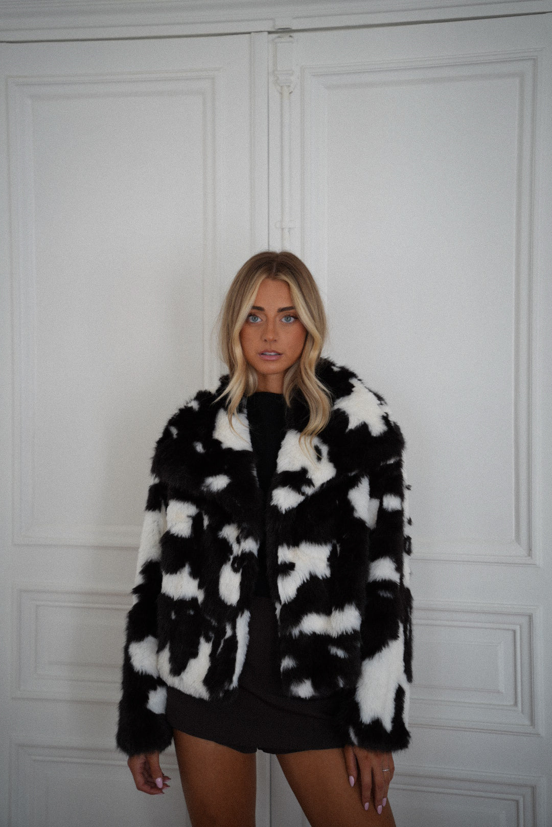 Manteau Fourrure Jaelle - Chocolat
