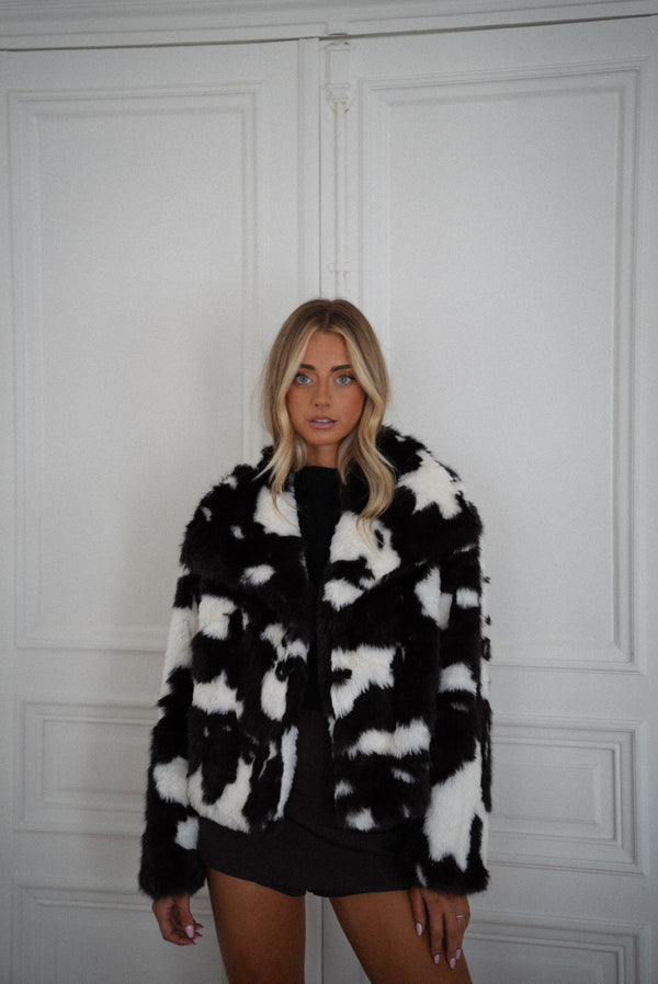 Jaelle Fur Coat - Chocolate