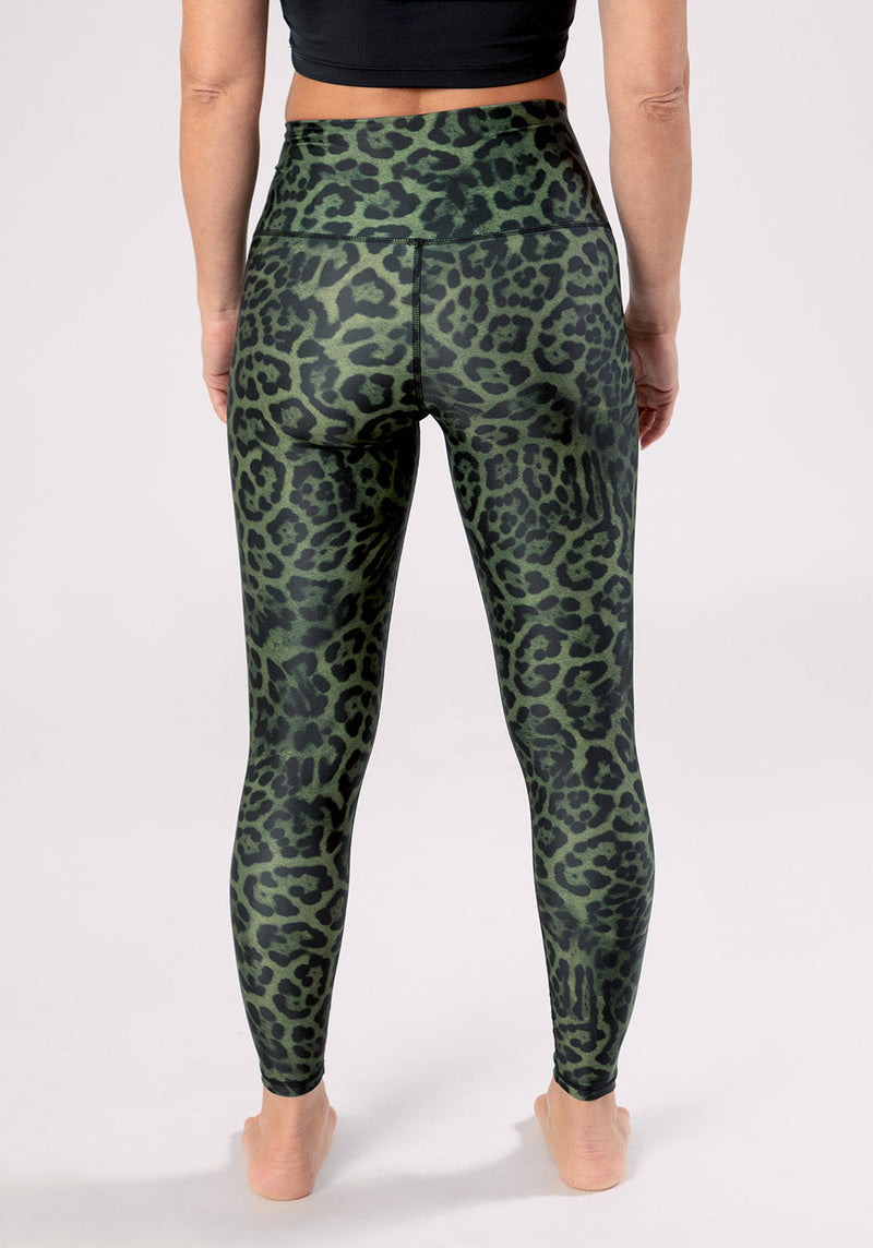 Legging Vanille Panthère Kaki