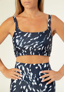 Brassière Alex Chakra Bleu Et Blanc