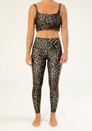 Legging Vanille Panthère Naturel