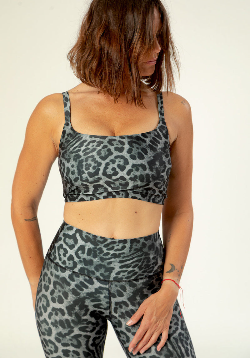 Brassière Alex Panthère Gris