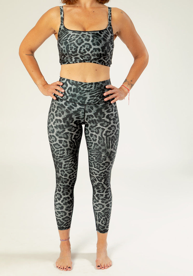 Legging Vanille Panthère Gris