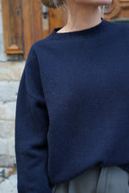 Adrien Navy sweater