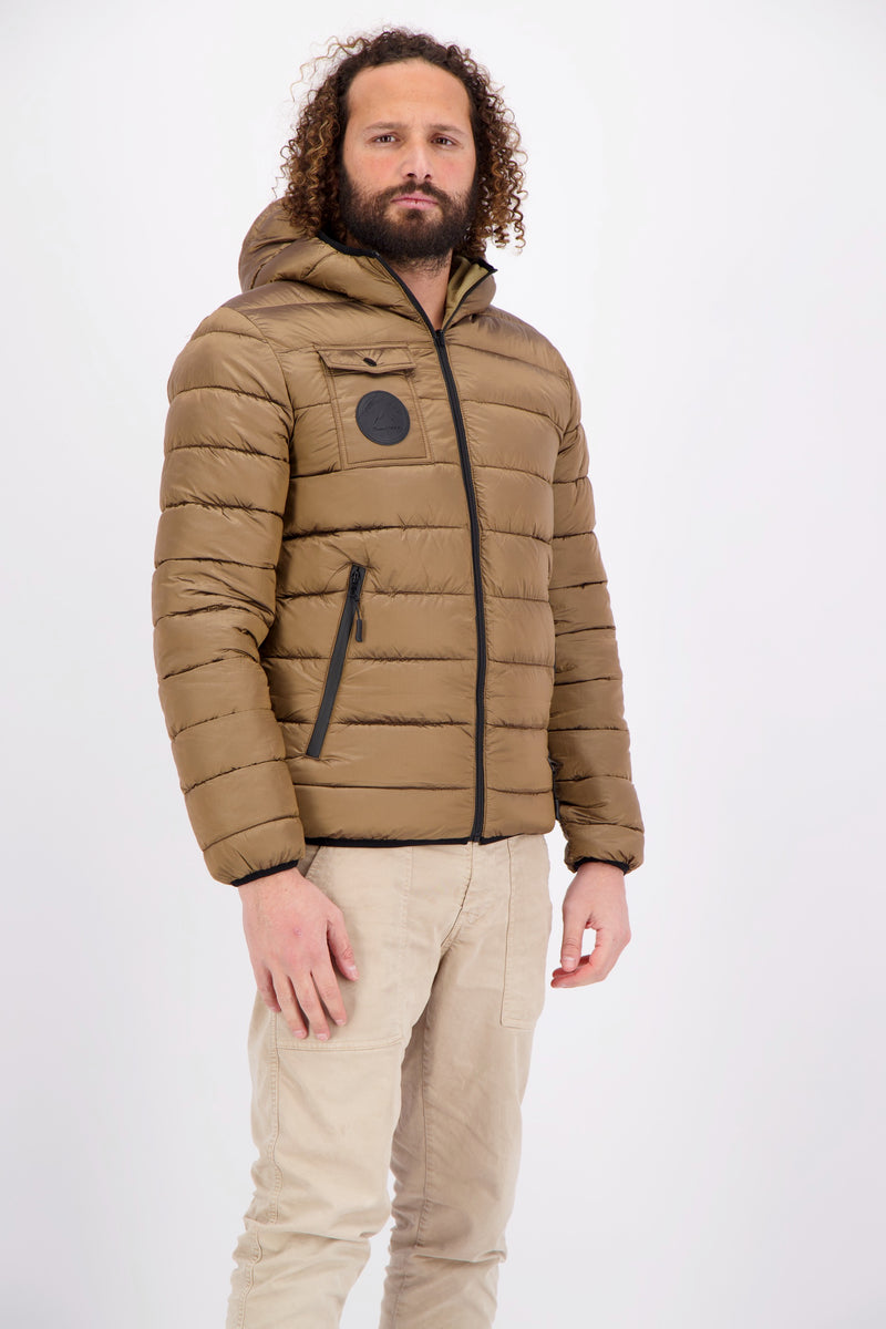 Blouson Face To Face - Beige/Marron - Homme