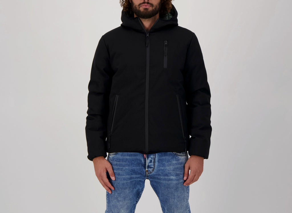 Face To Face Reversible Jacket - Black/Khaki - Men