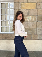 Victorine raw denim jeans