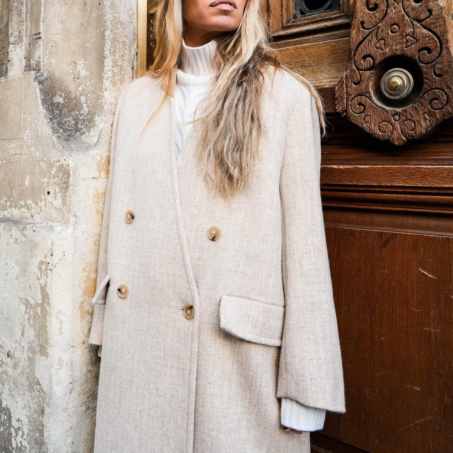 Margaux Lonnberg - Abrigo Fair Cream