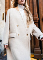 Margaux Lonnberg - Abrigo Fair Cream