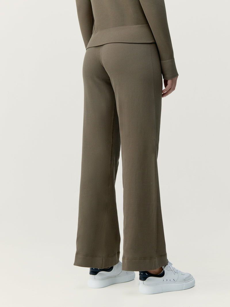 Pantalon Fait - Noyer - Femme