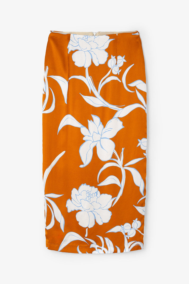 Jupe Droit Palermo Caramel
