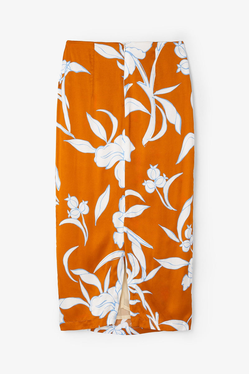 Jupe Droit Palermo Caramel