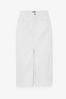 Jupe Denim Sergé Écru