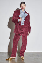 Spodnie Lola Maroon Corduroy