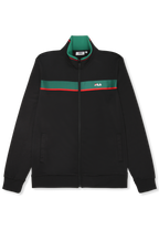 Chaqueta deportiva clásica con bandas - Negro