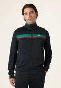 Chaqueta deportiva clásica con bandas - Negro
