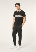 Pantalón deportivo clásico - Negro-Blanco brillante