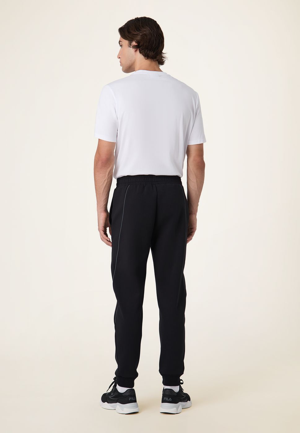 Pantalones jogger ajustados - Negro